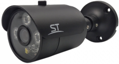 Видеокамера IP Space Technology ST-181 M IP HOME АУДИО ЧЕРНАЯ (3,6mm) 3MP (2304*1296), уличная цилиндрическая с ИК подсветкой до 40 м, 3 SMD IR LED, 1