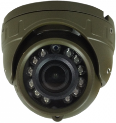 Видеокамера IP Space Technology ST-S4501 ХАКИ (2,8mm) 4MP (2304*1296), уличная купольная с ИК подсветкой до 30 м, 12 IR LED, 1/2,7" Progressive Scan C