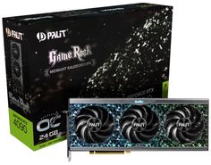 Видеокарта PCI-E Palit GeForce RTX 4090 GameRock OC (NED4090S19SB-1020G) 24GB GDDR6X 384bit 4nm 2235/21000MHz 3*DP/HDMI