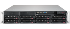 Сервер XComPLX 2U Intel Xeon Silver 4210R x2/C612/128GB/8x3,5" HS/LSI9361+CV/2x240GB SSD + 4x960GB SSD/2x1GE/2x1000W