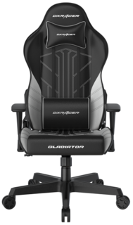 Кресло DxRacer OH/G8000/NW геймерское, регулируемые подлокотники в 3 направлениях, наклон спинки до 150 градусов, механизм качания