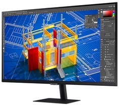 Монитор 31,5" Samsung S32A700NWM 3840x2160, VA, LED, 16:9, 5ms, 2500:1, 300cd, 60Hz, 178/178, HDMI, DP tilt, black