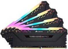 Модуль памяти DDR4 32GB (4*8GB) Corsair CMW32GX4M4D3600C18 VENGEANCE RGB PRO PC4-28800 3600MHz CL18 радиатор 1.35V