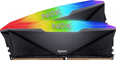 Модуль памяти DDR4 16GB (2*8GB) Apacer AH4U16G32C28YMBAA-2 NOX PC4-25600 3200MHz CL16 радиатор 1.35V RTL