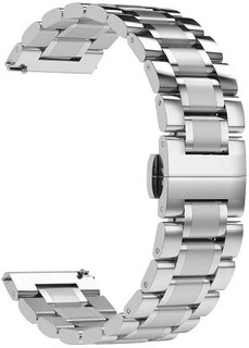 Ремешок на руку Lyambda CETUS DSG-11-20-SL из нержавеющей стали для часов 20 mm silver