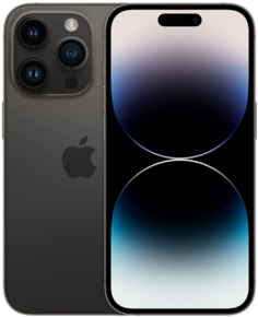 Смартфон Apple iPhone 14 Pro Max 128GB MQ833ZA/A space black, with 2 Sim trays, no eSim