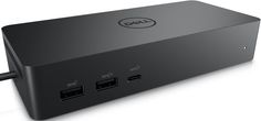 Док-станция Dell UD22 210-BFBX. Universal 130W (USB-C) (2xDP 1.2; HDMI 2.0; 2xUSB-C; 4xUSB-A; RJ-45) (без EU кабеля питания в компл)