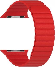 Ремешок на руку Lyambda POLLUX DSP-24-44-RD кожаный для Apple Watch 42/44/45 mm red
