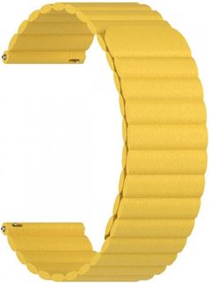 Ремешок на руку Lyambda POLLUX DSP-15-22-YL кожаный для часов 22 mm yellow
