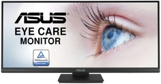 Монитор 29" ASUS VP299CL чёрный, 2560x1080, 21:9, IPS LED, 75Hz, 1ms, 350cd/㎡, 1000:1, AMD FreeSync, HDMI, DP, USB Type-C