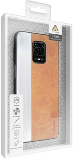 Чехол Lyambda Titan LA15-RMN9P-BR для Xiaomi Redmi Note 9 Pro brown