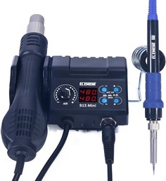 Паяльная станция термовоздушная Element 915 Mini 17660 (фен+паяльник)
