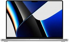 Ноутбук 16" Apple MacBook Pro 16 M1 Max chip with 10-core CPU and 32-core GPU, 64GB, 1TB SSD, silver, клавиатура русская