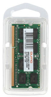 Модуль памяти SODIMM DDR3 4GB Qumo QUM3S-4G1600C11 PC3-12800 1600MHz CL11 1.5V