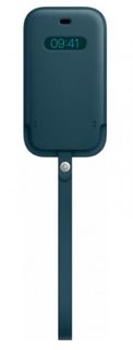 Чехол Apple Leather Sleeve with MagSafe MHMQ3ZE/A для iPhone 12 mini, baltic blue