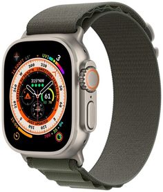 Часы Apple Watch Ultra 49mm L Titan Case/Green Alpine Loop