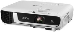 Проектор Epson EB-W52 V11HA02053 3LCD, 4000lm, 16000:1, ресурс лампы: 6000часов, HDMI, USB Type-A, USB Type-B
