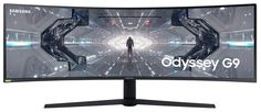 Монитор 49" Samsung Odyssey G9 LC49G95TSSMXUE 5120x1440, VA, QLED, изогнутый, 32:9, 1ms, 2500:1, 420cd, 178/178, HDMI, 2*DP, USB-hub, 240Hz, G-Sync, H