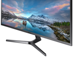 Монитор 34" Samsung S34J550WQM тёмно-синий, 3440x1440, 21:9, VA, 75Hz, 4ms, 300cd, 3000:1, 178°/178°, AMD FreeSync, 2*HDMI, DP