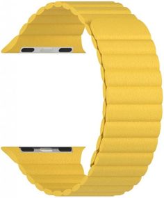 Ремешок на руку Lyambda POLLUX DSP-24-40-YL кожаный для Apple Watch 38/40/41 mm yellow