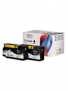 Картридж струйный Sakura P2V31A (№711 2-pack Black) для HP Designjet T120/T520 ePrinter, пигментный тип чернил, черный