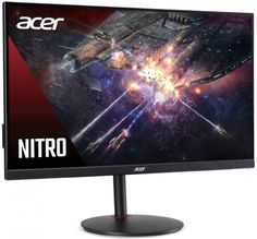 Монитор 27" Acer Nitro XV272UKVbmiiprzx чёрный, 2560x1440, 16:9, IPS, 170Hz, 1 ms, 178°/178°, 400cd, FreeSync Premium, 2*HDMI, DP, 4*USB, audio