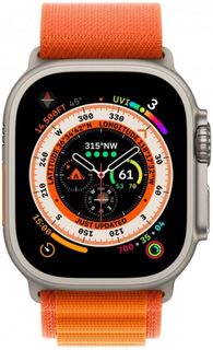 Часы Apple Watch Ultra 49mm MQEU3LL/A M Titan Case/Orange Alpine Loop