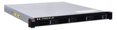 Сервер 1U Rack QTECH QSRV-VS-130404 видеонаблюдения с корзиной 4*3.5 HDD горячей замены, Intel Xeon; 16GB DDR4; RAID SATA (PCH) 0,1,5 & 10; M.2 128GB;
