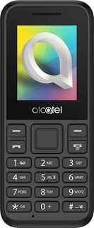 Мобильный телефон Alcatel 1068D 1.8", 128x160, черный моноблок, 2 Sim, 0.08Mpix, GSM900/1800, MP3, FM, microSD max32Gb