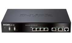 Контроллер беспроводной сети D-link DWC-1000 2x10/100/1000 Option* + 4xLAN 10/100/1000, 2xUSB 2.0, IPsec VPN, rev/Z/A1A/C1A