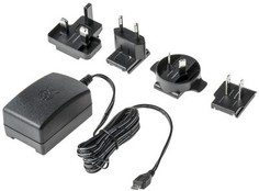 Блок питания Raspberry Pi T5989DV оригинальный 5.1В/2.5А, micro USB разъём, длина кабеля 1,5м, черный (909-8135/103-4302) Stontronics