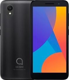 Смартфон Alcatel 1 5033FP black, 5", 480x960, 1Gb/32Gb, 2 Sim, 3G, 4G, GSM900/1800, 5Mpix, Android 11, FM, microSD max32Gb