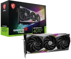 Видеокарта PCI-E MSI GeForce RTX 4070 Ti GAMING X TRIO (RTX 4070 Ti GAMING X TRIO 12G) 12GB GDDR6X 192bit 4nm 2310/21000MHz HDMI/3*DP