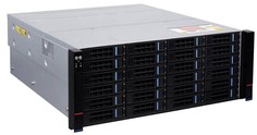 Сервер 4U Rack QTECH QSRV-VS-462402RMC видеонаблюдения с корзиной 2*2.5 + 24*3.5 HDD горячей замены, 2*Intel Xeon 10 core; 32GB DDR4; SAS/SATA 2GB Cac