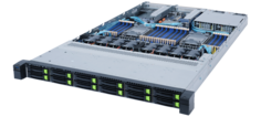Серверная платформа 1U GIGABYTE R182-NC0 2*LGA4189, C621A, 32*DDR4, 12*2.5" SATA/SAS/Gen4 NVMe HS, 2*PCIE, 2*Glan, Mlan, VGA, 3*USB 3.0, 2*1300W