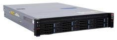 Сервер 2U Rack QTECH QSRV-VS-260802RMC видеонаблюдения с корзиной 2*2.5 + 8*3.5 HDD горячей замены, 2*Intel Xeon 6 core; 16GB DDR4; RAID SATA (PCH) 0,