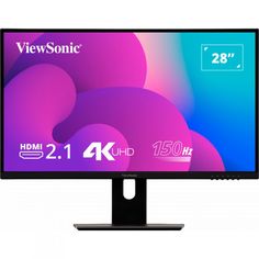 Монитор 27.9" Viewsonic VX2882-4KP 3840x2160, IPS, 16:9, 1000:1, 300 cd/mІ, 1ms, 178°/178°, 150Hz, 2*DP, 2*HDMI, 2*USB 3.2, black