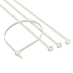 Хомут DKC 21215SR P6.6 с двойным замком, белый 4,8x200 мм, "Quadro", уп/100 шт, (замена выведенному из ассортимента 21215)