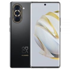 Смартфон Huawei NOVA 10 51097ESX Starry Black, 6.67", 2400×1080, 50+8+2 Мп, 8GB/128GB, 4000мАч, GPS, Android