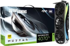 Видеокарта PCI-E Zotac GeForce RTX 4070 Ti AMP Extreme AIRO (ZT-D40710B-10P) 12GB GDDR6X 192bit 4nm 2310/21000MHz 3*DP/HDMI