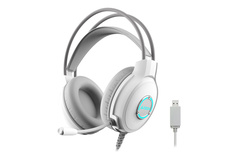 Гарнитура A4Tech Fstyler FH300U белая, USB, 2м, закрытые, оголовье 1855065