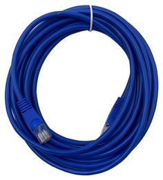 Кабель патч-корд U/UTP 5e кат. 5м Buro 1645932 синий RJ-45 (m)-RJ-45 (m)