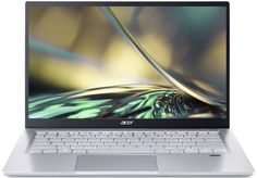 Ноутбук Acer Swift 3 SF314-43-R1YW NX.AB1ER.01A Ryzen 7 5700U/16GB/512GB SSD/AMD Radeon/14" IPS FHD/noDVD/cam/BT/WiFi/noOS/silver