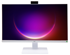 Моноблок 27 HIPER V3027PLA1W i3 10105/8GB/256GB SSD/UHD graphics 630/1920x1080/GBitEth/WiFi/BT/cam/120W/USB kbd/USB mouse/Win10Pro/white