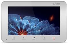 Видеодомофон Slinex SM-07M Silver цветной, TFT LCD 7" 16:9 (800×480), подключение 2-х вызывных панелей и 2-х видеокамер, настенный