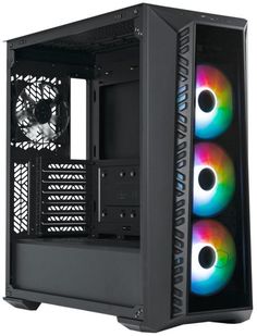 Корпус eATX Cooler Master MasterBox 520 MB520-KGNN-S01 черный, без БП, боковая панель из закаленного стекла, USB Type-C, USB 3.2, audio