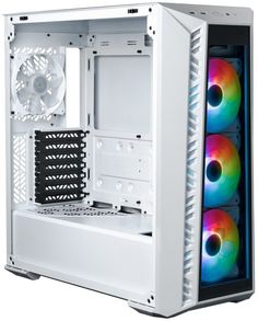 Корпус eATX Cooler Master MasterBox 520 MB520-WGNN-S01 белый, без БП, боковая панель из закаленного стекла, USB Type-C, USB 3.2, audio