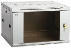 Шкаф ITK LWR3-09U66-GF LINEA W 9U 600x600 мм дверь стекло, RAL7035