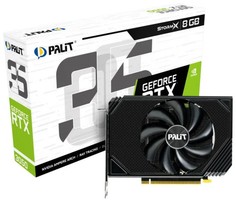 Видеокарта PCI-E Palit GeForce RTX 3050 StormX (NE63050018P1-1070F) 8GB GDDR6 128bit 8nm 1552/14000MHz DVI/HDMI/DP