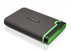 Внешний диск HDD 2.5 Transcend TS1TSJ25M3S 1TB StoreJet 25M3S USB 3.0 черный с зеленым